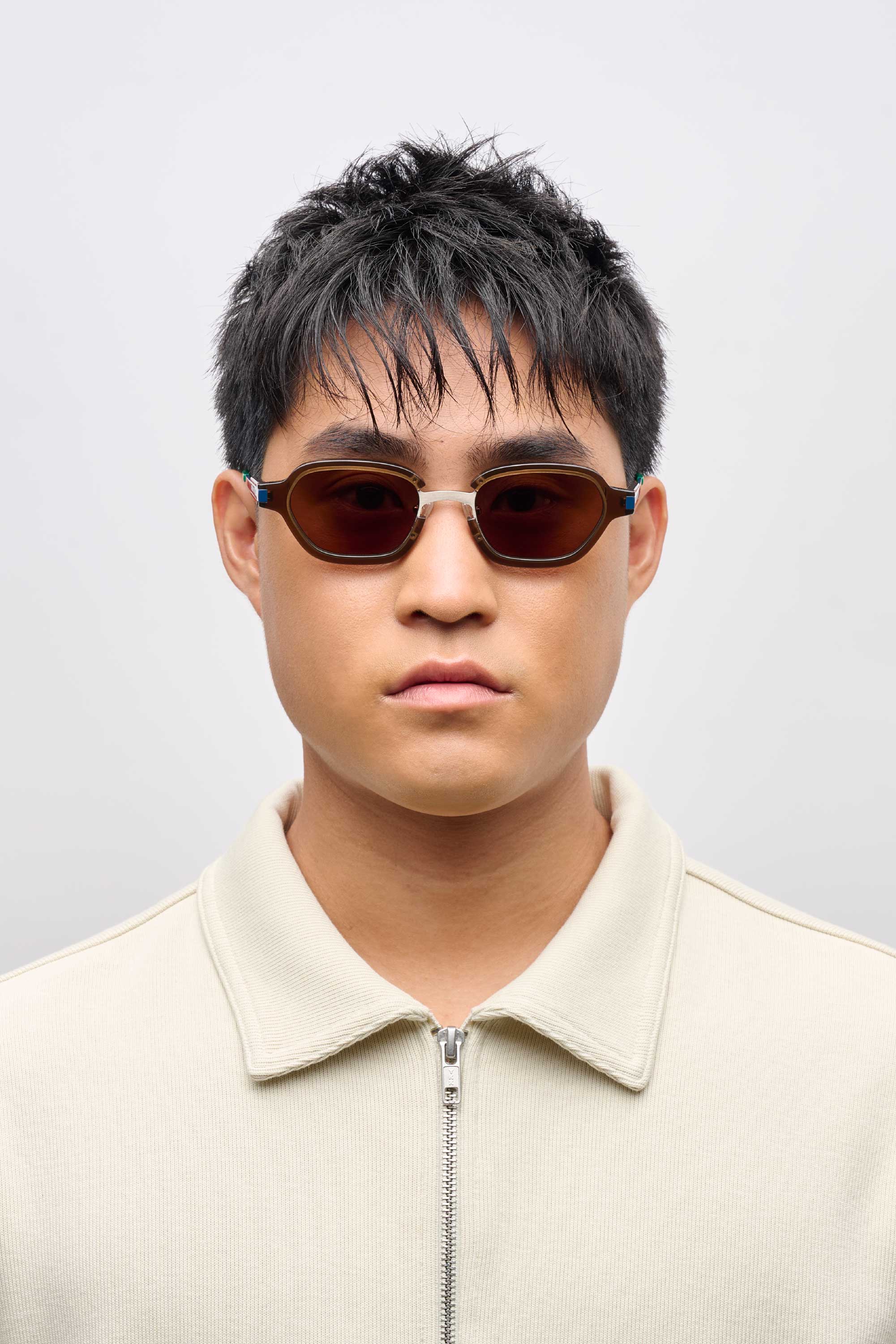 Brown Colourblock