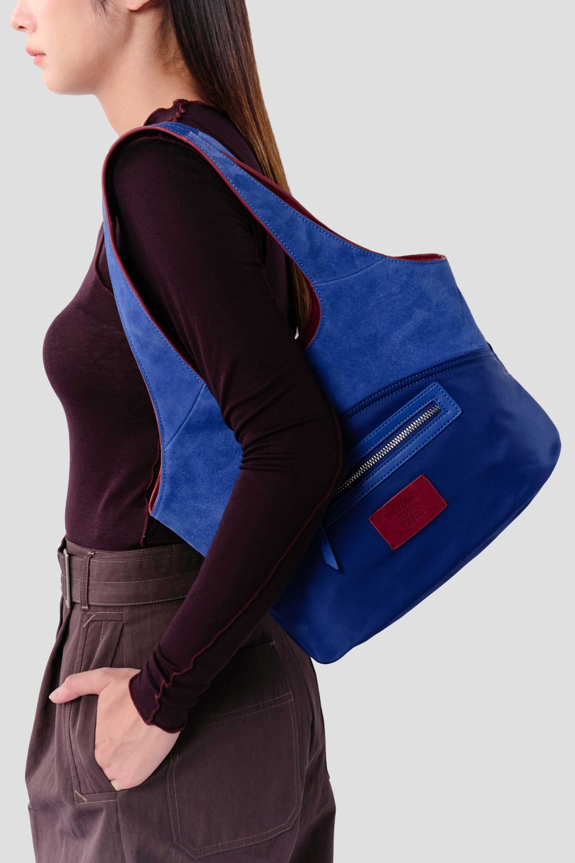 Maroon/Cobalt